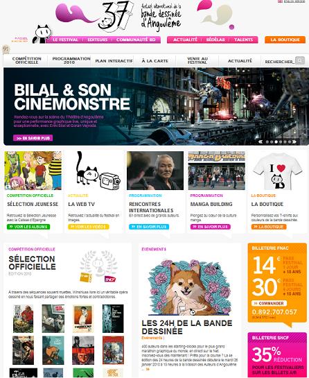 Angoulême 2010 : Un nouveau site sur le Net