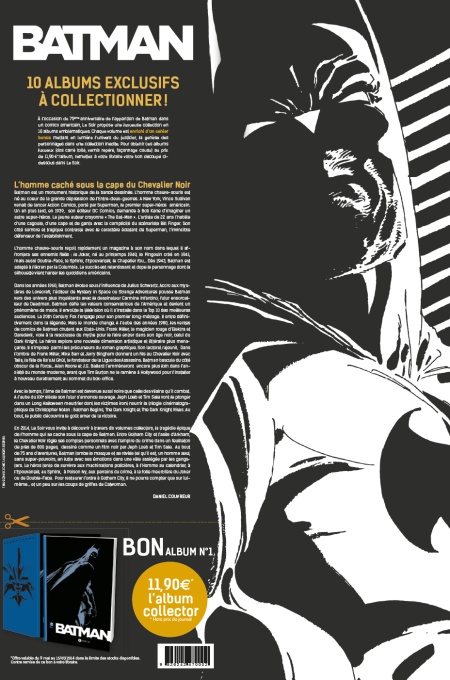 Le Soir célèbre les 75 ans de Batman en publiant une sélection de 10 albums à dos toilé