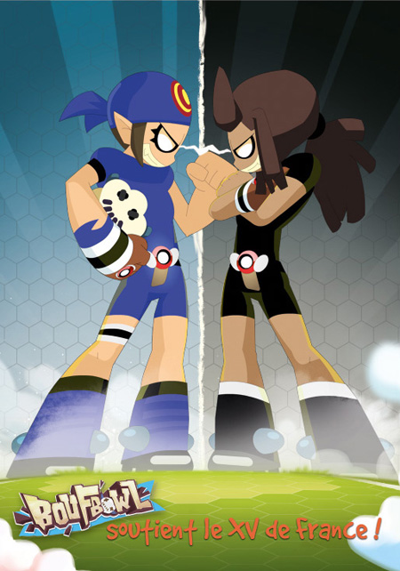 Le jeu "Boufbowl" d'Ankama soutient le XV de France !