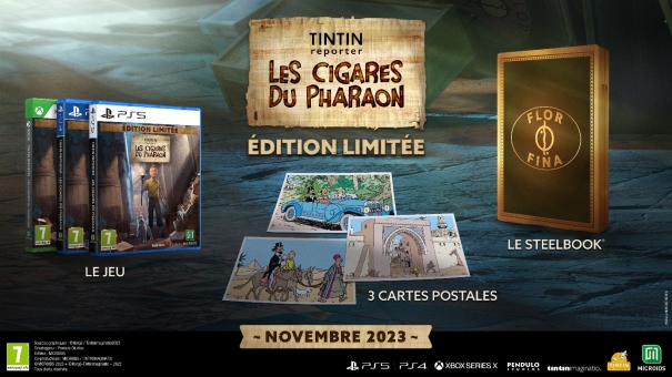 Tintin revient au jeu vidéo avec "Les Cigares du pharaon"