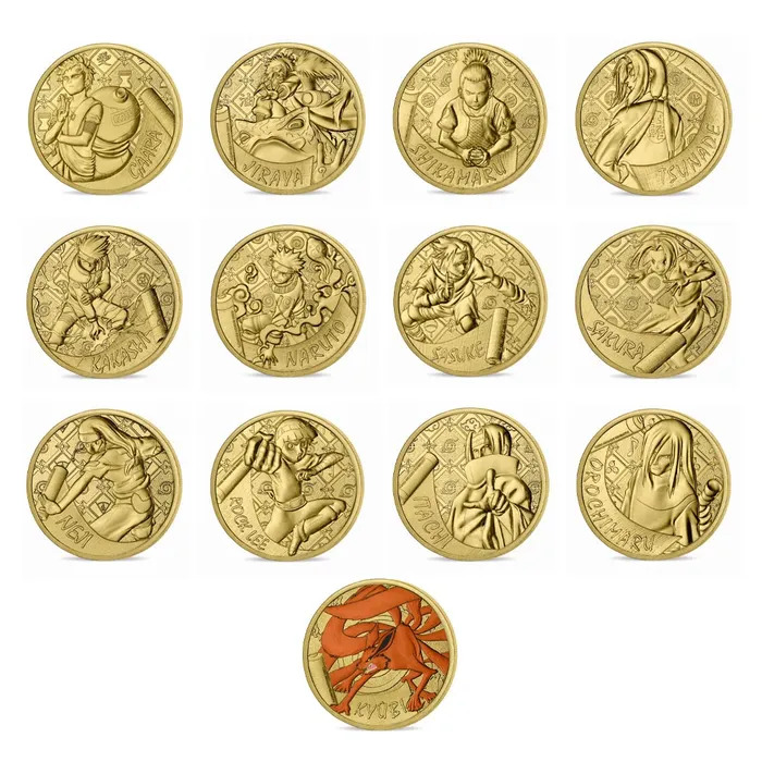 La Monnaie de Paris lance une collection de pièces Naruto