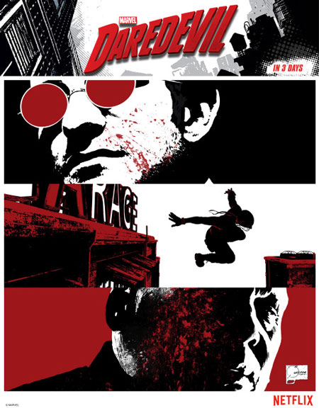 L'événement Daredevil sur la chaîne Netflix, c'est pour maintenant.