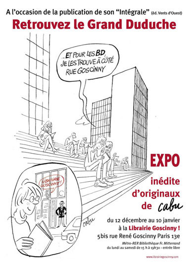 Cabu rend hommage à Goscinny