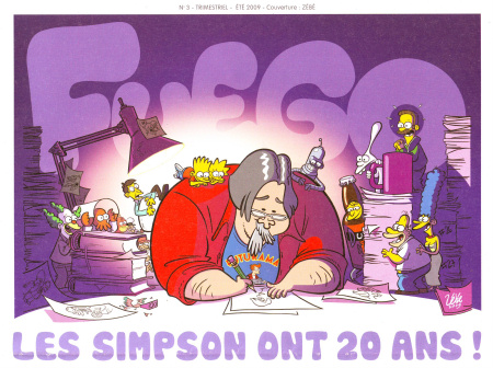Fuego s'enflamme pour les Simpson