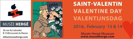 Le Musée Hergé fête la Saint-Valentin 