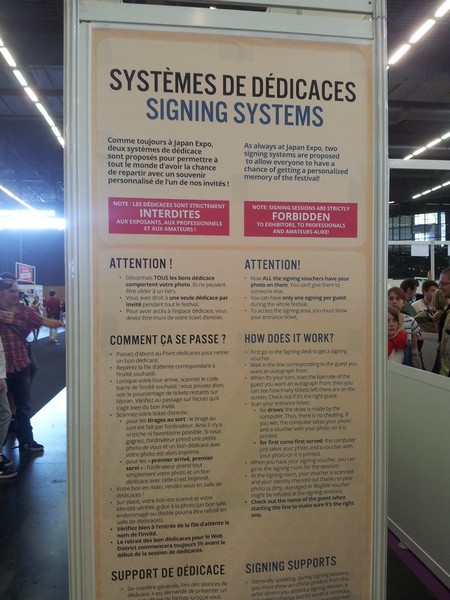 Japan Expo 2014 - la folie des dédicaces