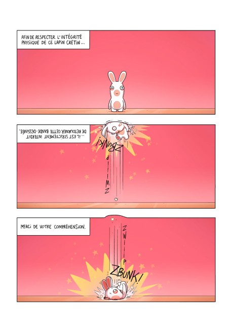 Les Lapins Crétins sévissent aussi en BD !