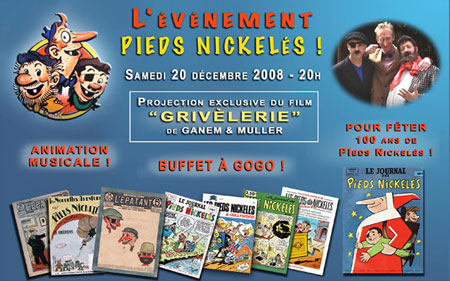 Faites la fête (gratuitement) à Paname avec les Pieds Nickelés le 20 décembre !