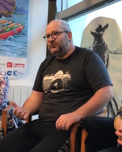 Scénario avec Jean-David Morvan à Blois