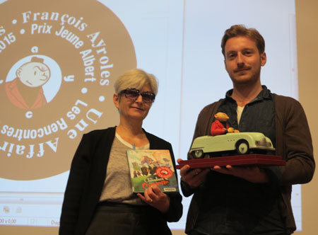 Rencontres Chaland 2015 : Prix Jeune Albert pour François Ayroles et Prix Petit Albert pour Ben Fiquet
