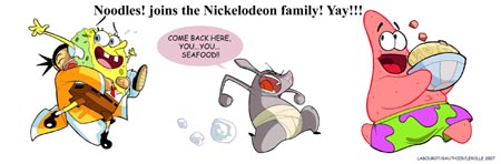 Noodles ! en dessin animé