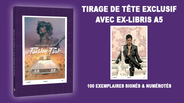 Plus que trois jours pour commander le tirage de tête de la BD consacrée à Prince : "Nous n'irons pas à Paisley Park"