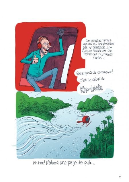 Le merveilleux spectacle de la téléréalité - Par Benoît Feroumont - Dupuis
