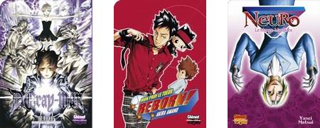 Trois pochettes inédites chez Glénat Manga !