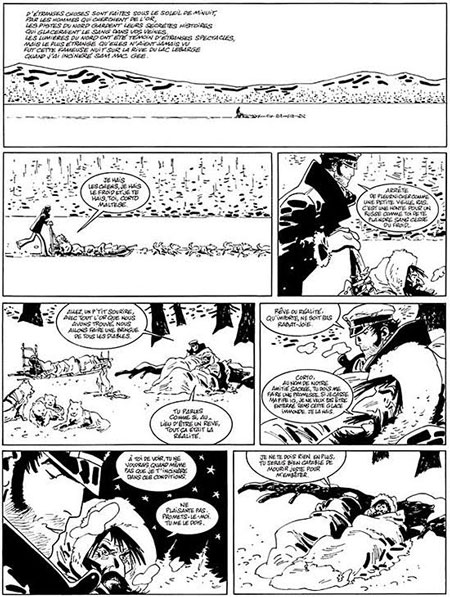 Corto Maltese : résolument en noir et blanc