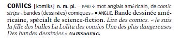 Le Petit Robert 2015 : "comics", "super-héros", Alan Moore et Roba font leur entrée