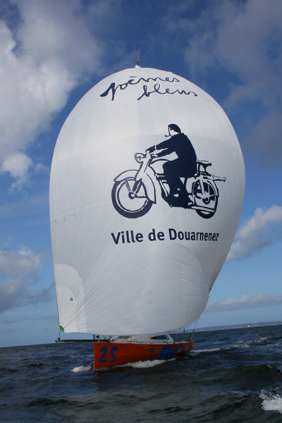 Emmanuel Guibert sur la Route du Rhum