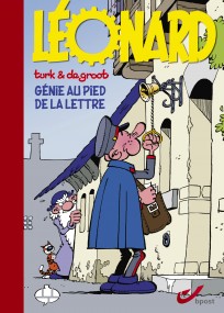 Léonard invente la poste et le timbre.