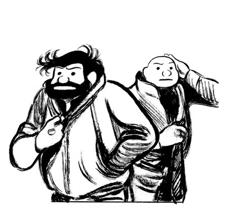 Tif et Tondu version Blutch.