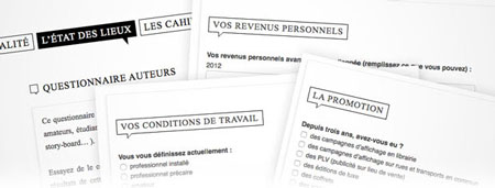  L 'Association des États Généraux de la Bande Dessinée enquête sur la situation des auteurs pour faire un état des lieux.