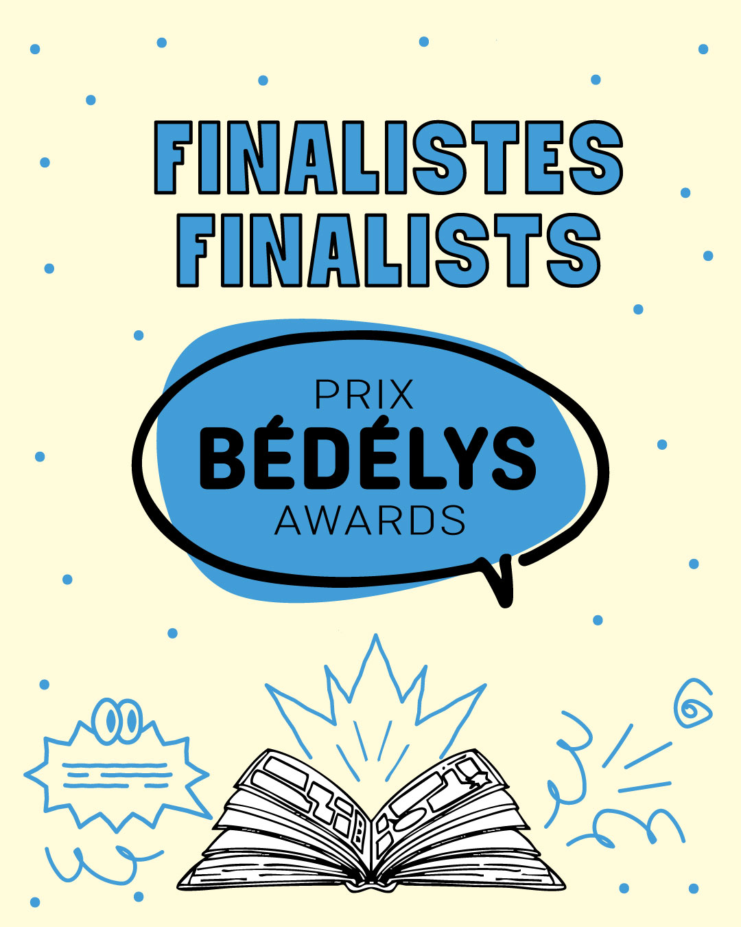 Le Festival BD de Montréal révèle les finalistes du prix Bédélys !