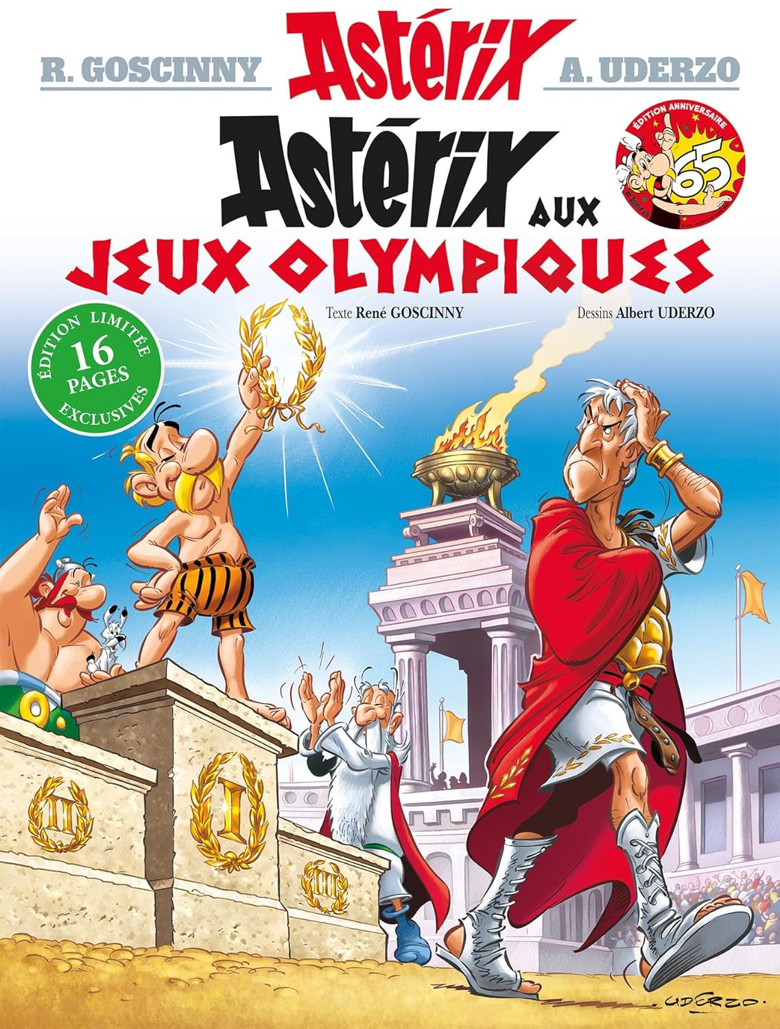 Astérix, médaille d'or des Jeux Olympiques de Paris 2024