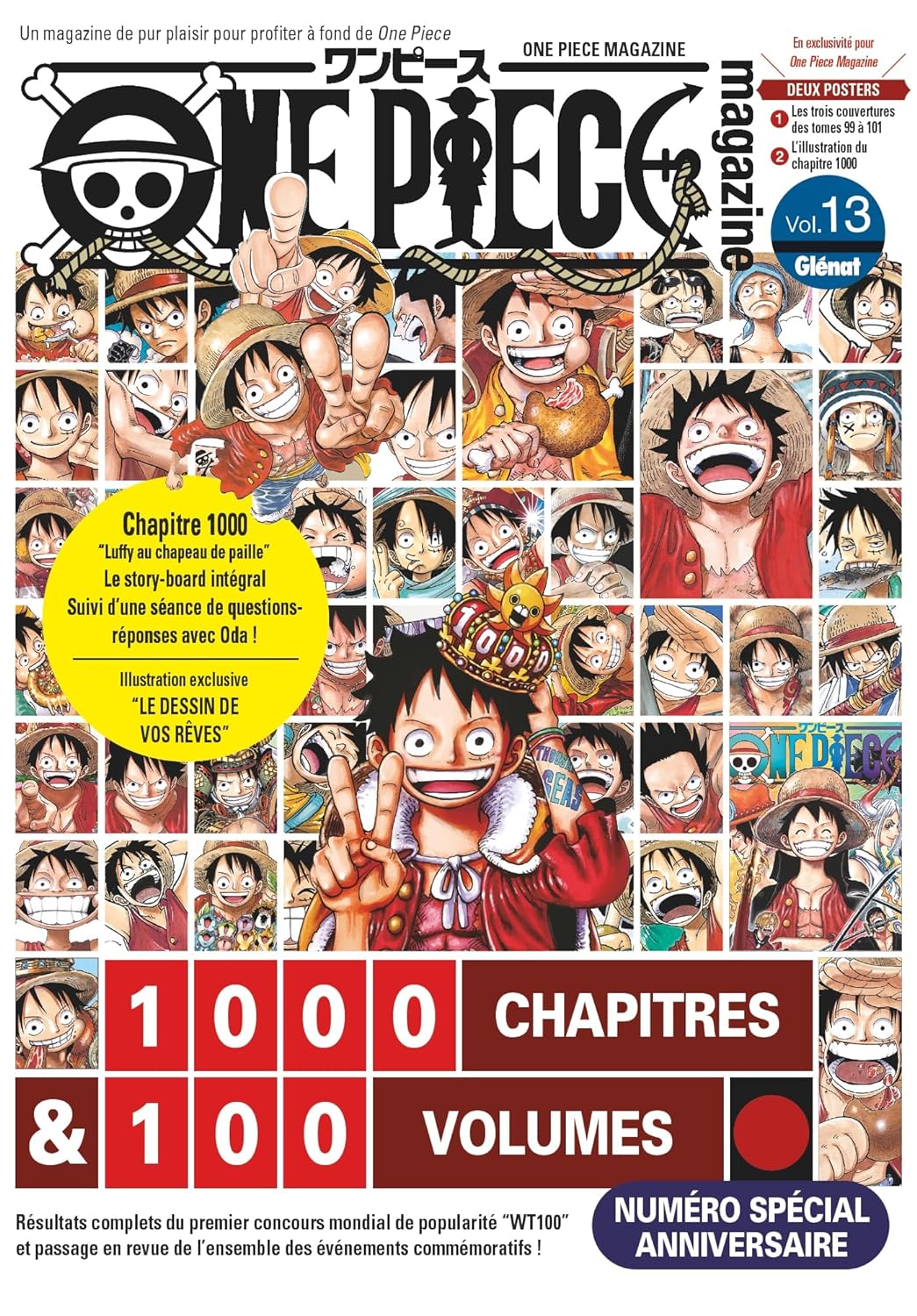Magazine de One Piece (Vol.13) : numéro spécial anniversaire pour le chapitre 1000 ! 
