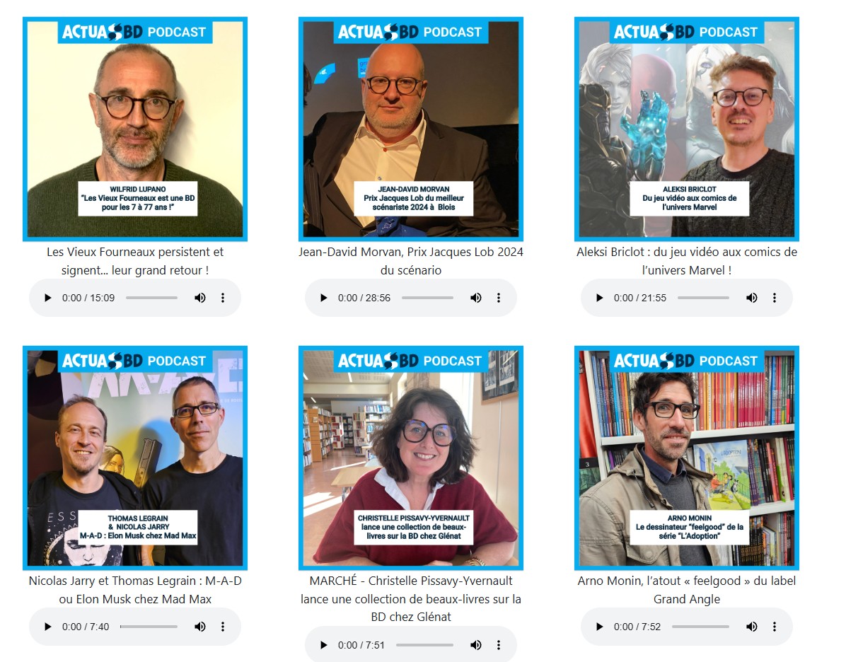 500 000 écoutes et plus de 230 podcasts sur ActuaBD !