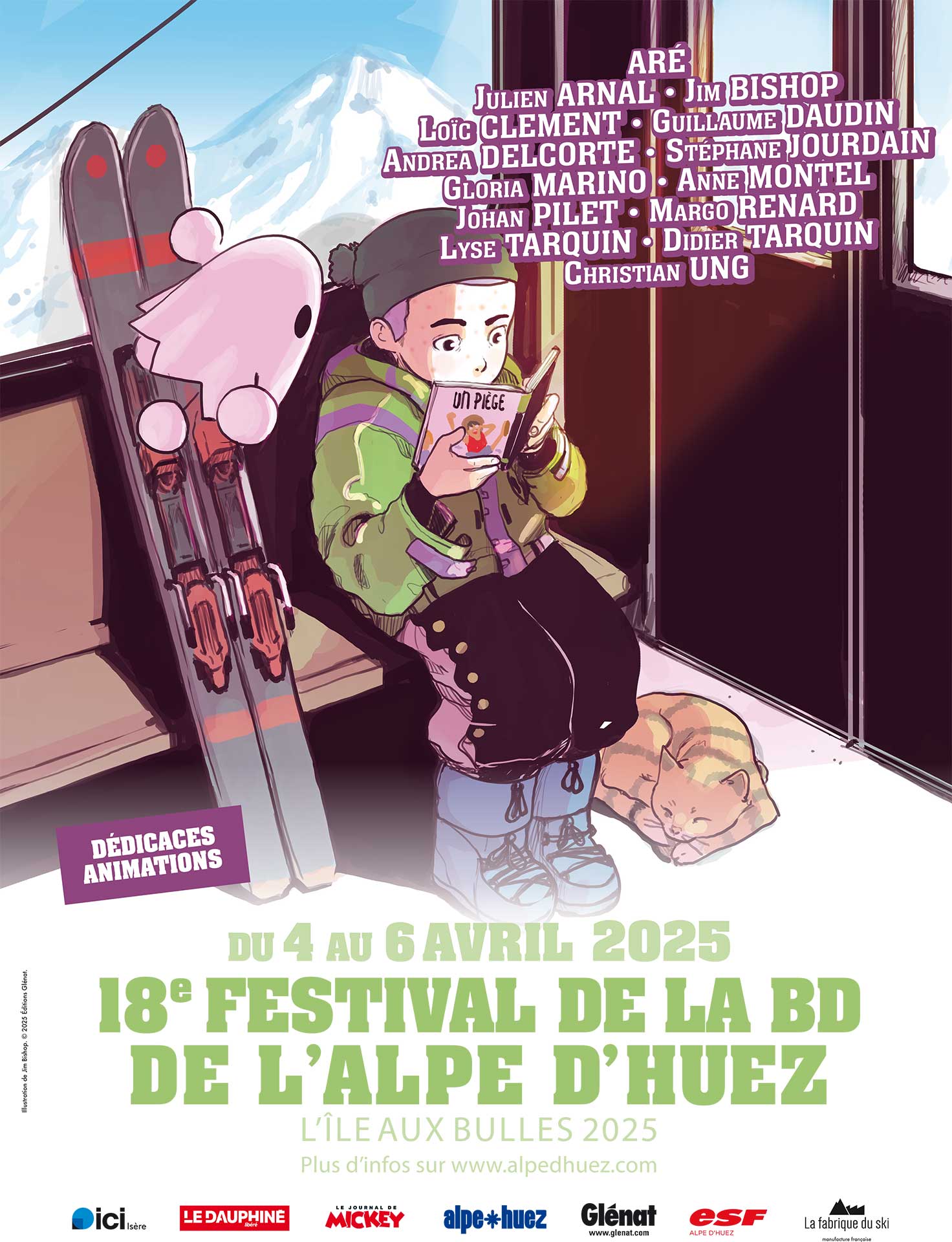 Festival BD de l'Alpe d'Huez 2025 : Jim Bishop et les auteurs de Lanfeust à l'honneur !