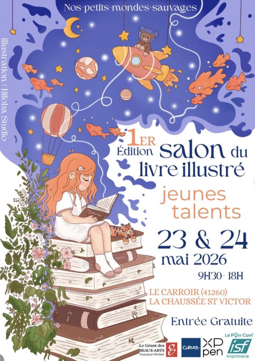 Blois accueille un nouveau salon du livre illustré, les 23 et 24 mai 2026