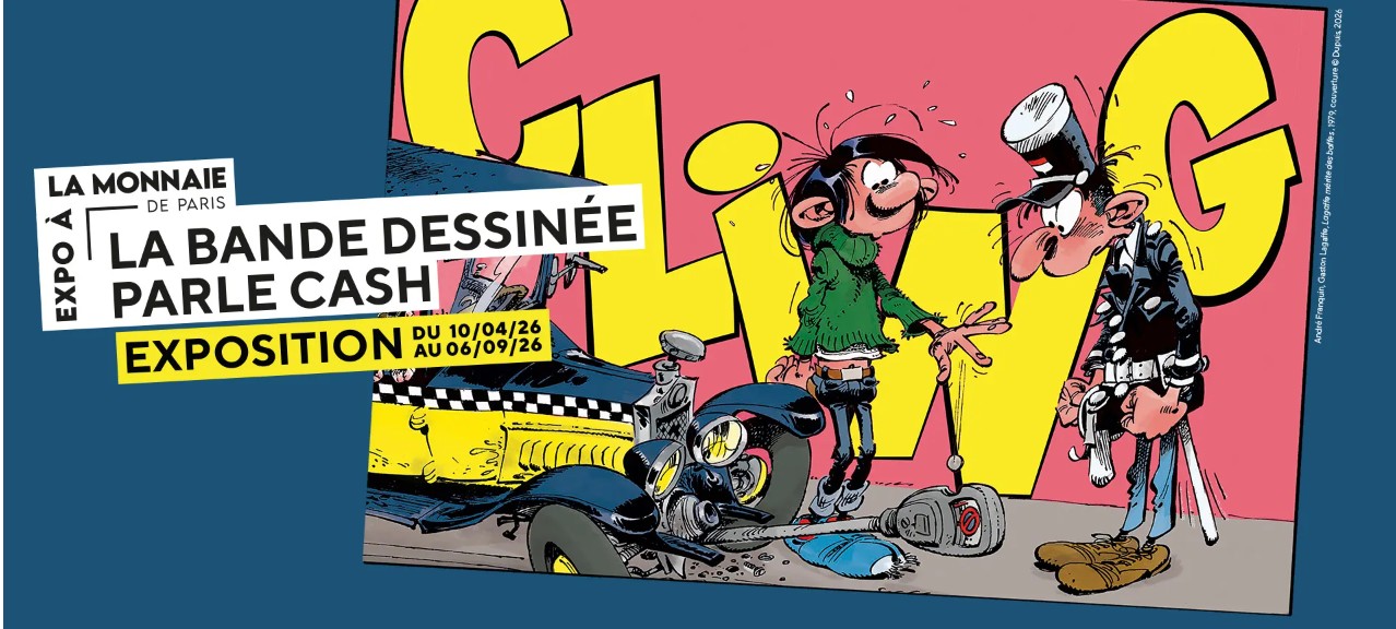 À la monnaie de Paris, la bande dessinée parodie le Monopoly 