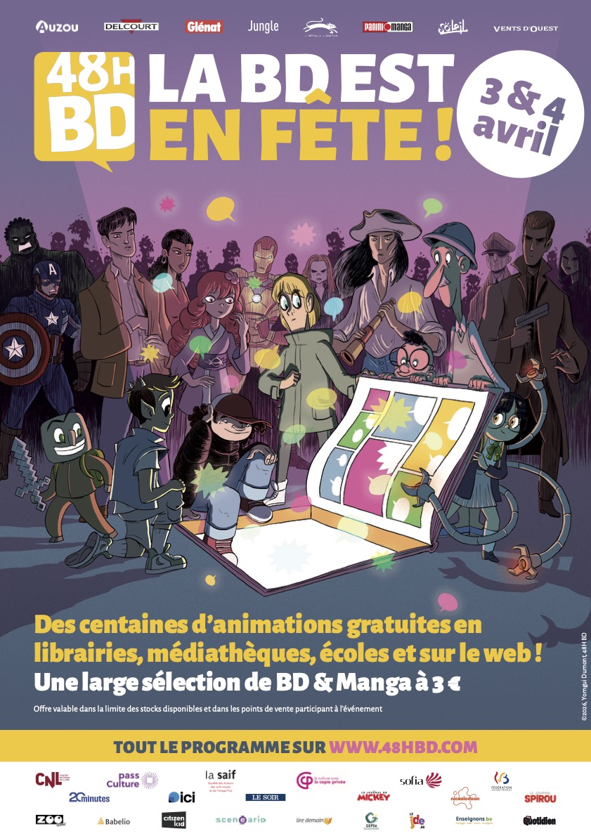 48 Heures BD : deux jours de BD en France et en Belgique !