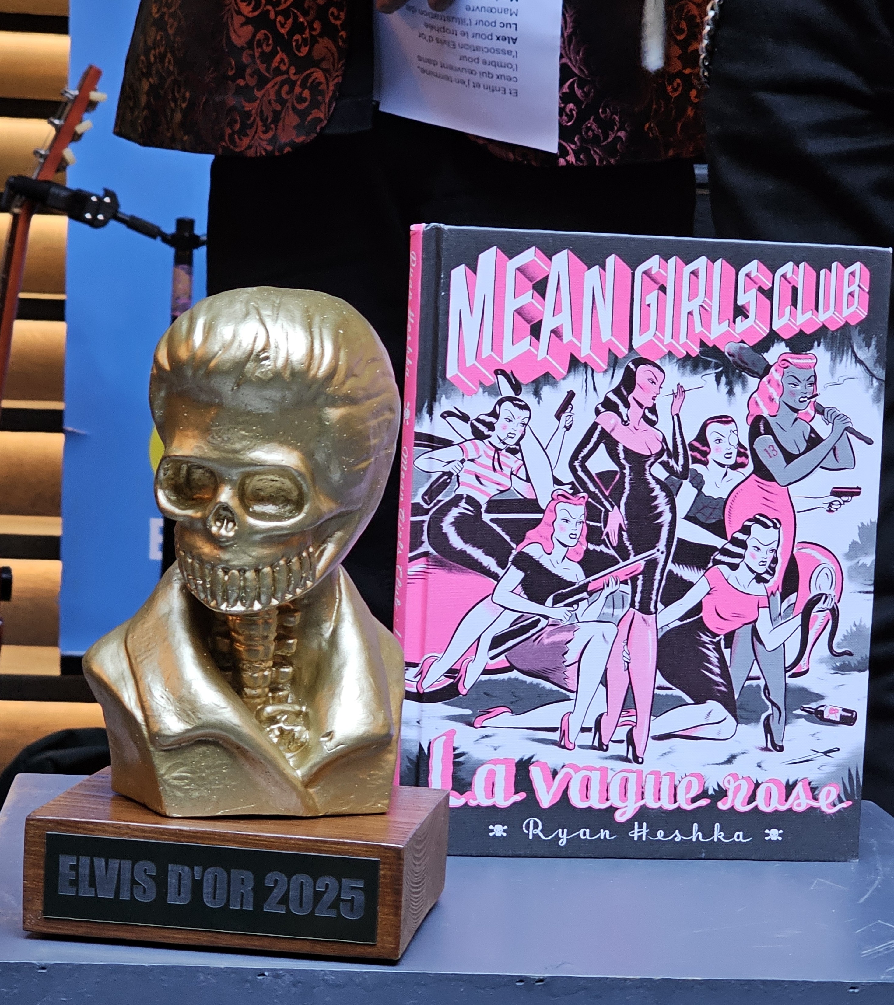 Choses vues à Angoulême 2025 : l'Elvis d'or 2025 à Mean Girls Club : la vague rose de Ryan Heshka