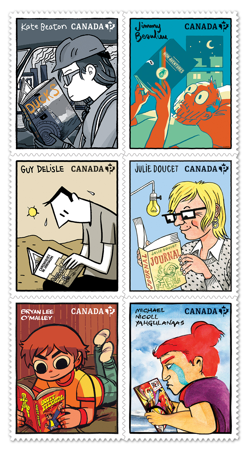 Poste Canada met le roman graphique à l'honneur !
