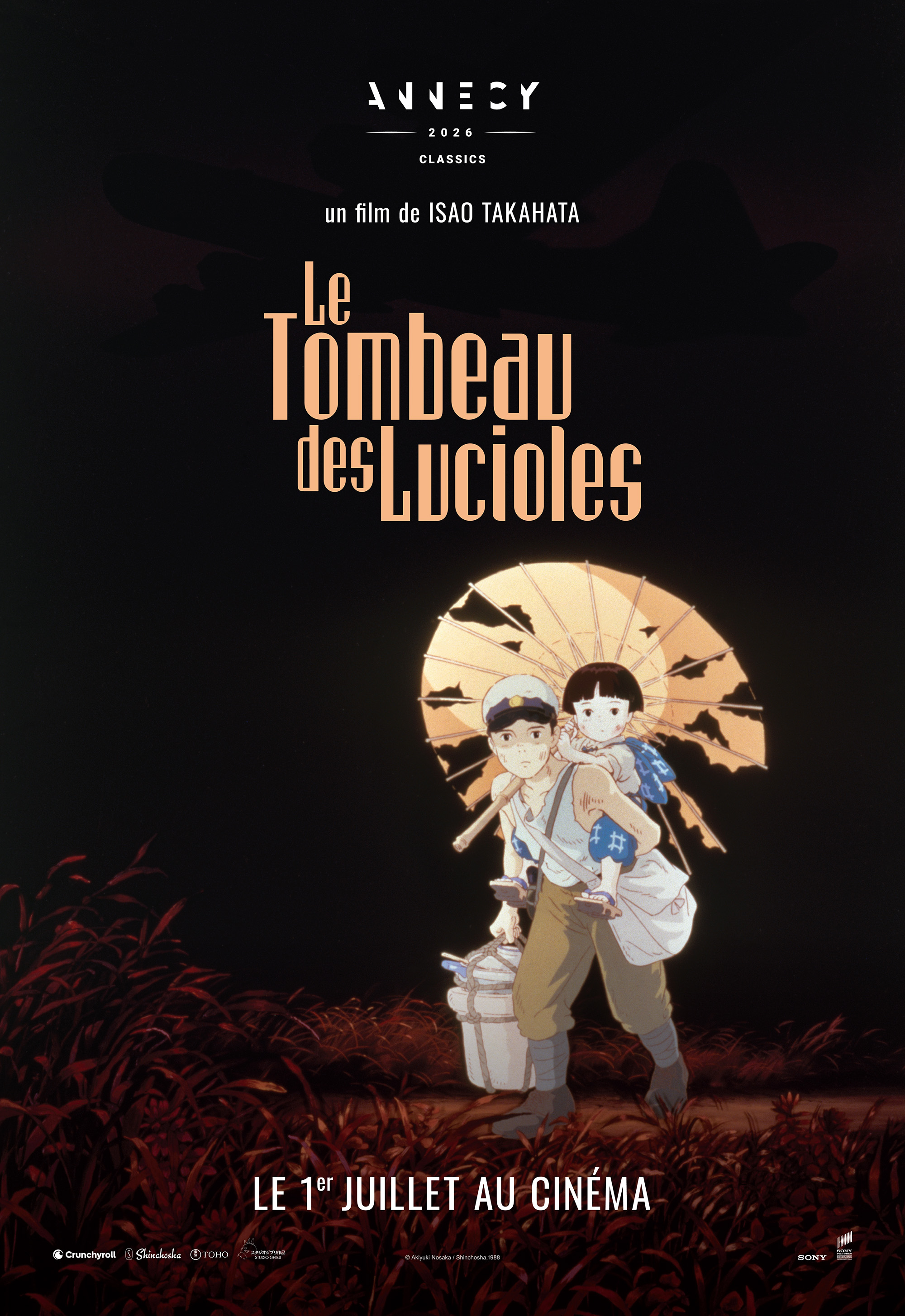 Le Tombeau des lucioles revient au cinéma le 1er juillet 2026.