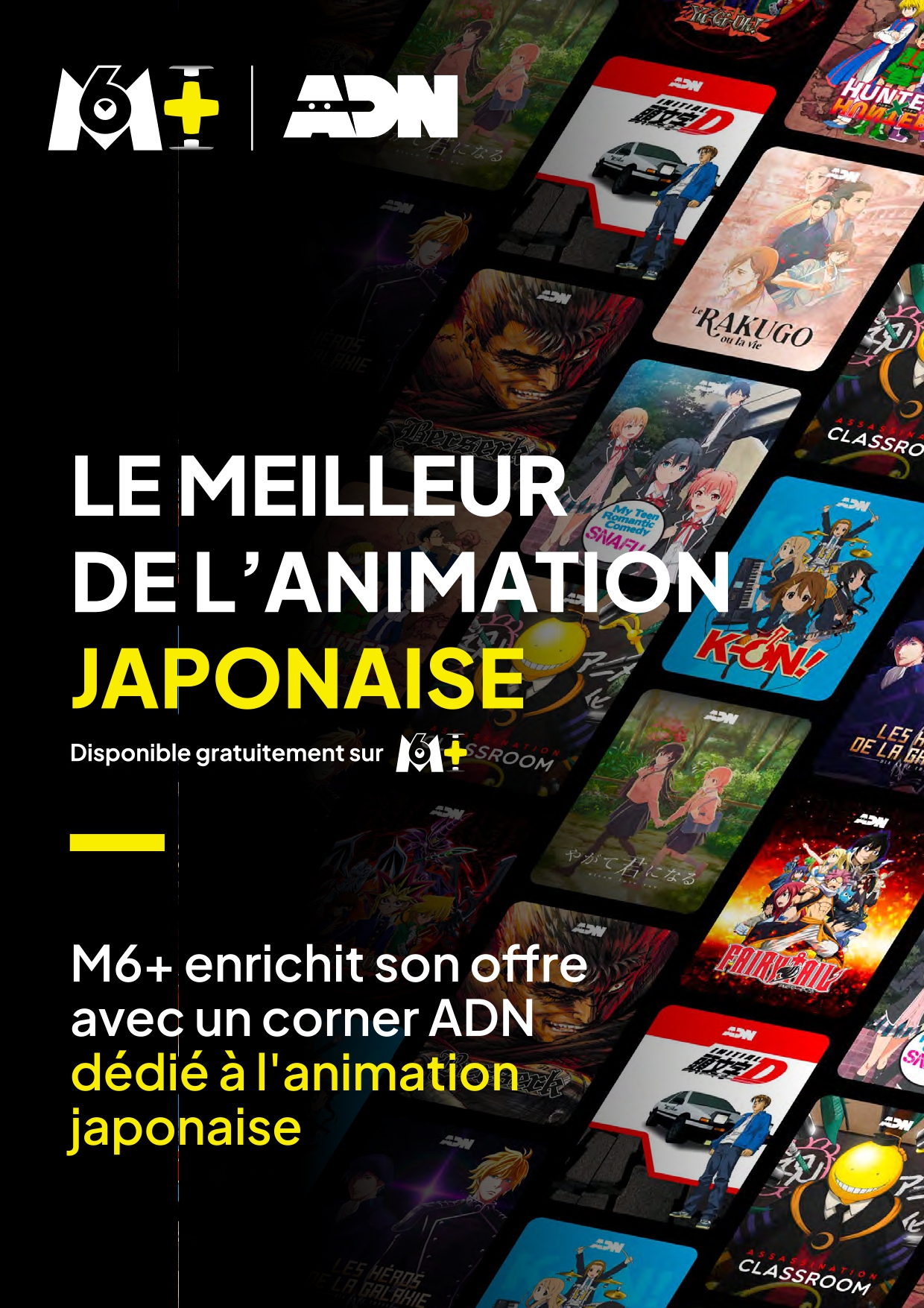 La Japanimation mise à l'honneur sur M6+ !
