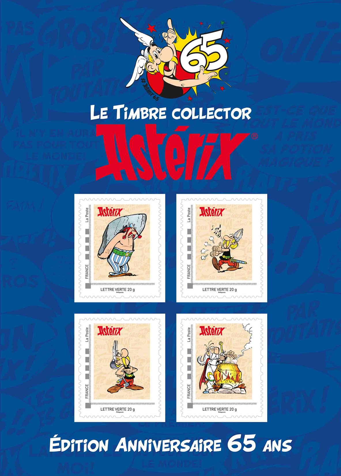 Astérix et les timbres