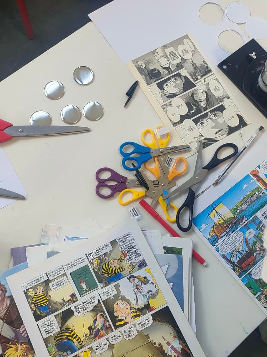Choses vues à Formula Bula : Fabriquer votre pins de bande dessinée
