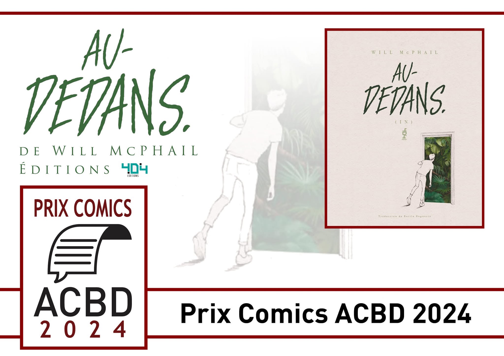 Au-Dedans (404 Graphic), Prix comics 2024 de l'ACBD