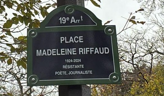 Madeleine Riffaud a désormais sa place à Paris