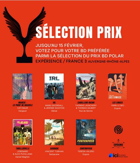 Les votes sont ouverts pour le Prix BD Quais du Polar de Lyon !