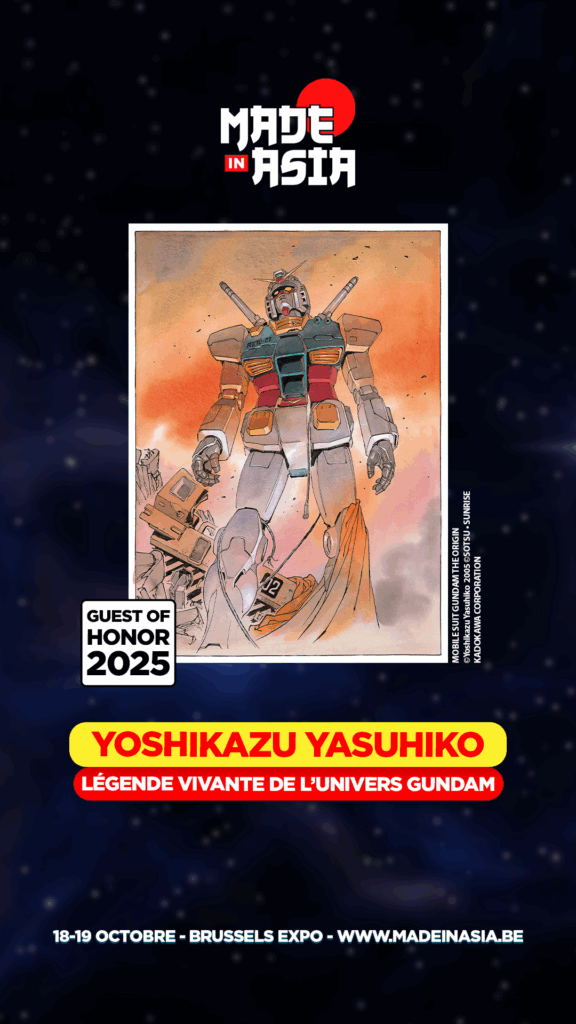 Le légendaire Yoshikazu Yasuhiko revient en Europe pour la première fois depuis 2008 !