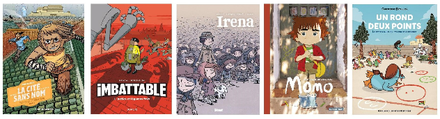 Prix ACBD Jeunesse 2017 - La sélection des cinq titres en lice