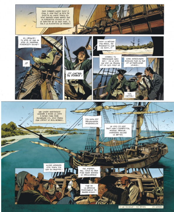 Les Nouvelles Aventures de Barbe-Rouge. Tome 2 : Les Chiens de mer - Par Jean-Charles Kraehn et Stefano Carloni - Ed. Dargaud 