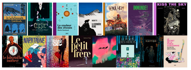 Les nominés du Grand Prix de la Critique ACBD 2023