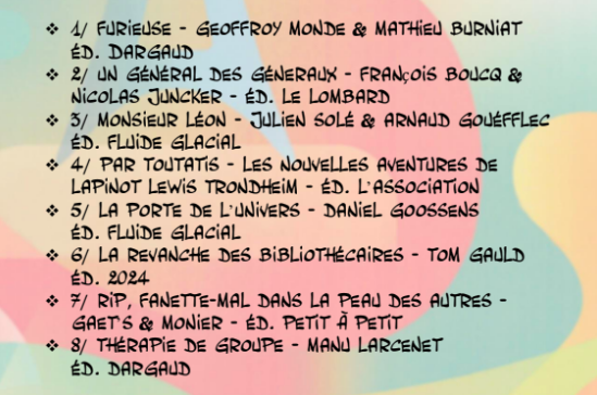 Les nommés du premier Prix Gotlib sont...