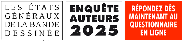 Ouverture de l'enquête auteurs 2025 des États Généraux de la Bande Dessinée