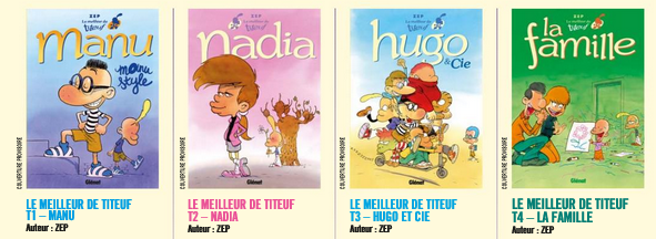 Titeuf : ZEP lance une collection centrée sur ses personnages secondaires