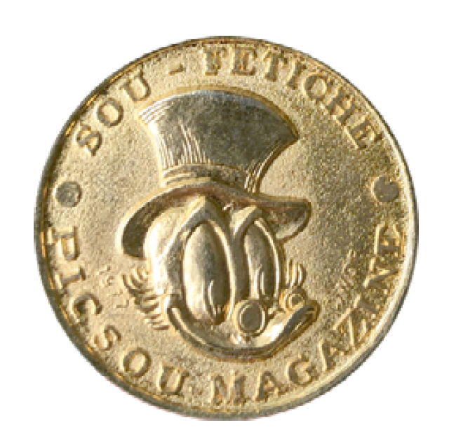 Pour fêter les 50 ans de son magazine, Picsou vous offre son sou fétiche.