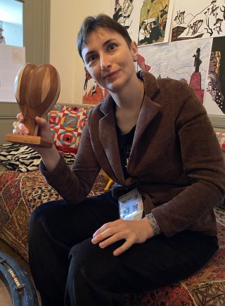 Viktoria Lomasko, prix "Couilles au cul" du courage artistique 2023